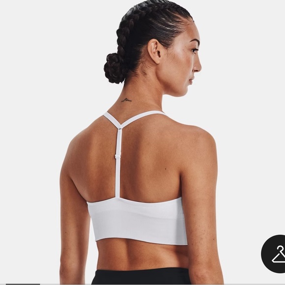 Under Armour Seamless Black Sports Bra - Picture 2 of 5